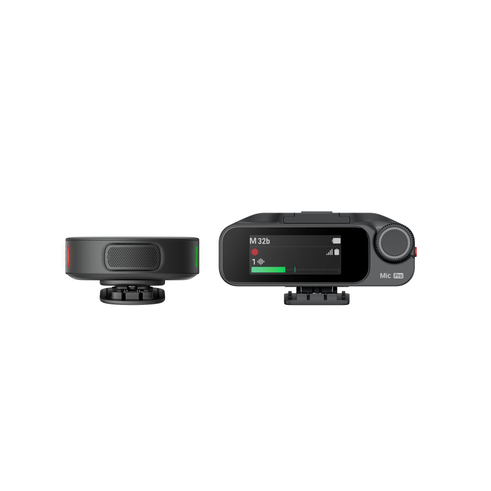 Insta360 Mic Pro 1 TX + 1 RX| AI Powered Wireless Mic & Receiver