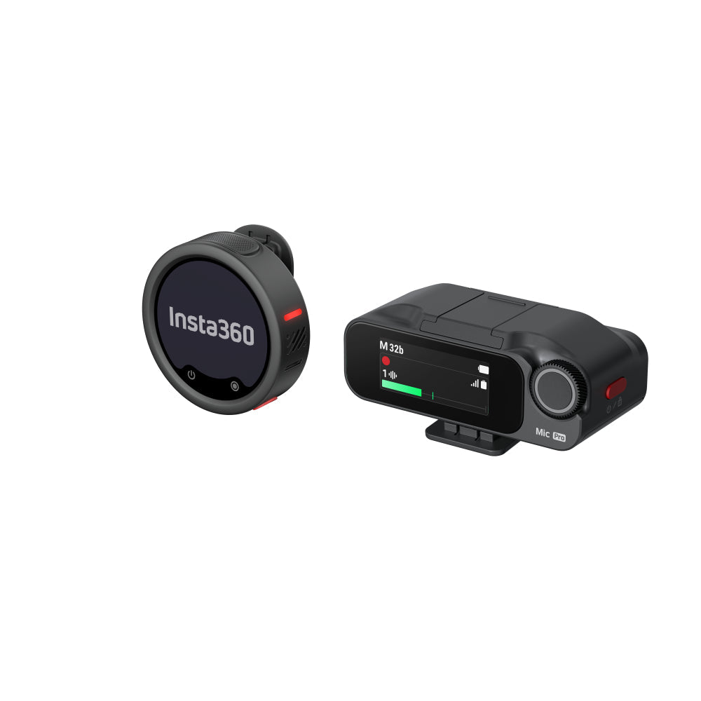 Insta360 Mic Pro 1 TX + 1 RX| AI Powered Wireless Mic & Receiver