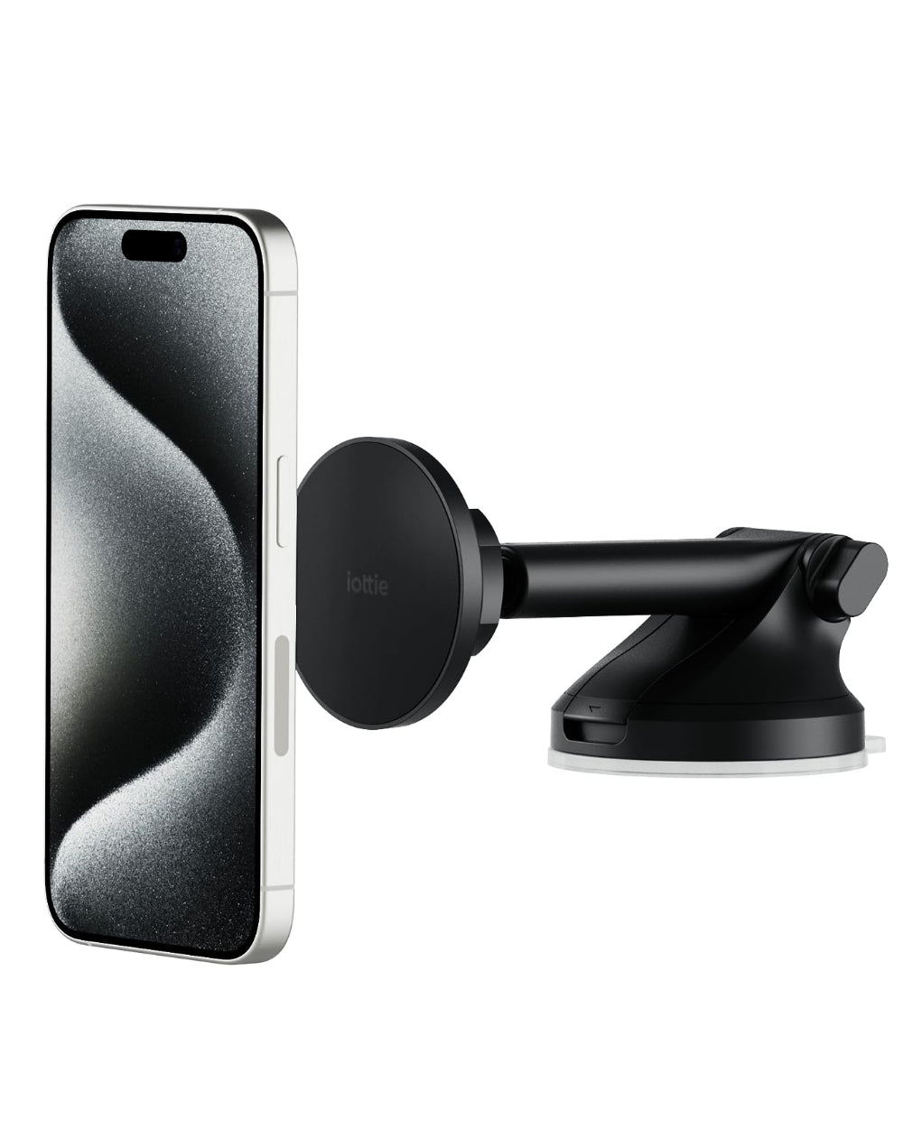 iOttie iTap 3 Magnetic Dashboard & Windshield Mount, MagSafe Compatible, N52 Magnets, Dashboard and Windshield Car Phone Holder, Black