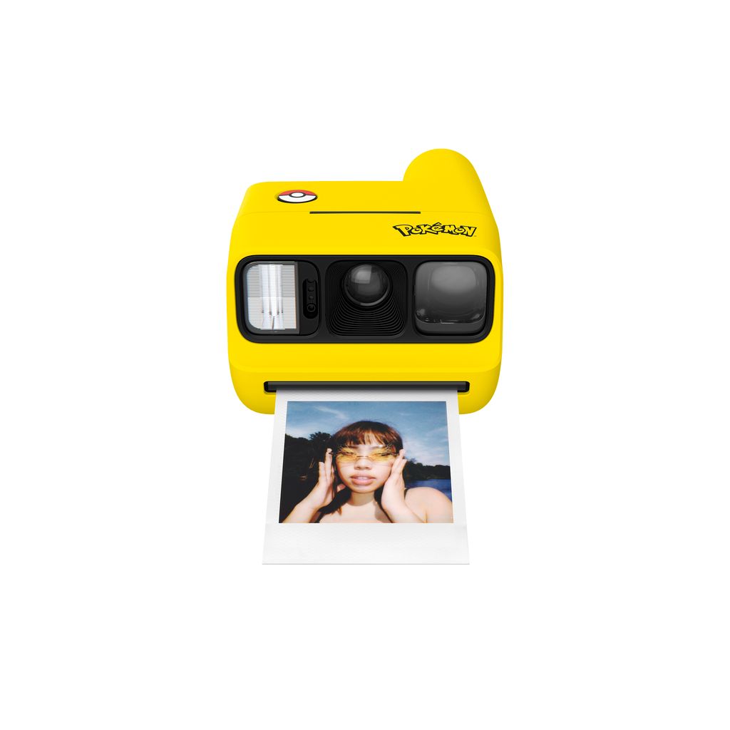 Polaroid Go Gen 3 Pokémon Edition Instant Camera | Pocket Analog Camera, Selfie Mirror, Self-Timer, Double Exposure, Strong Flash, 63.75mm Lens, USB-C, Custom Lanyard - Pikachu