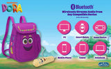 ekids Kiddesign Dora Bluetooth Sing Along Boombox Speaker Backpack with Microphone and Built-in Music, Kids Karaoke Machine for Fans of Dora The Explorer Toys for Girls