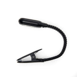Kikkerland Rechargeable Clip Book Light| LED Reading Light, USB Rechargeable, for Anywhere Night Reading, Black