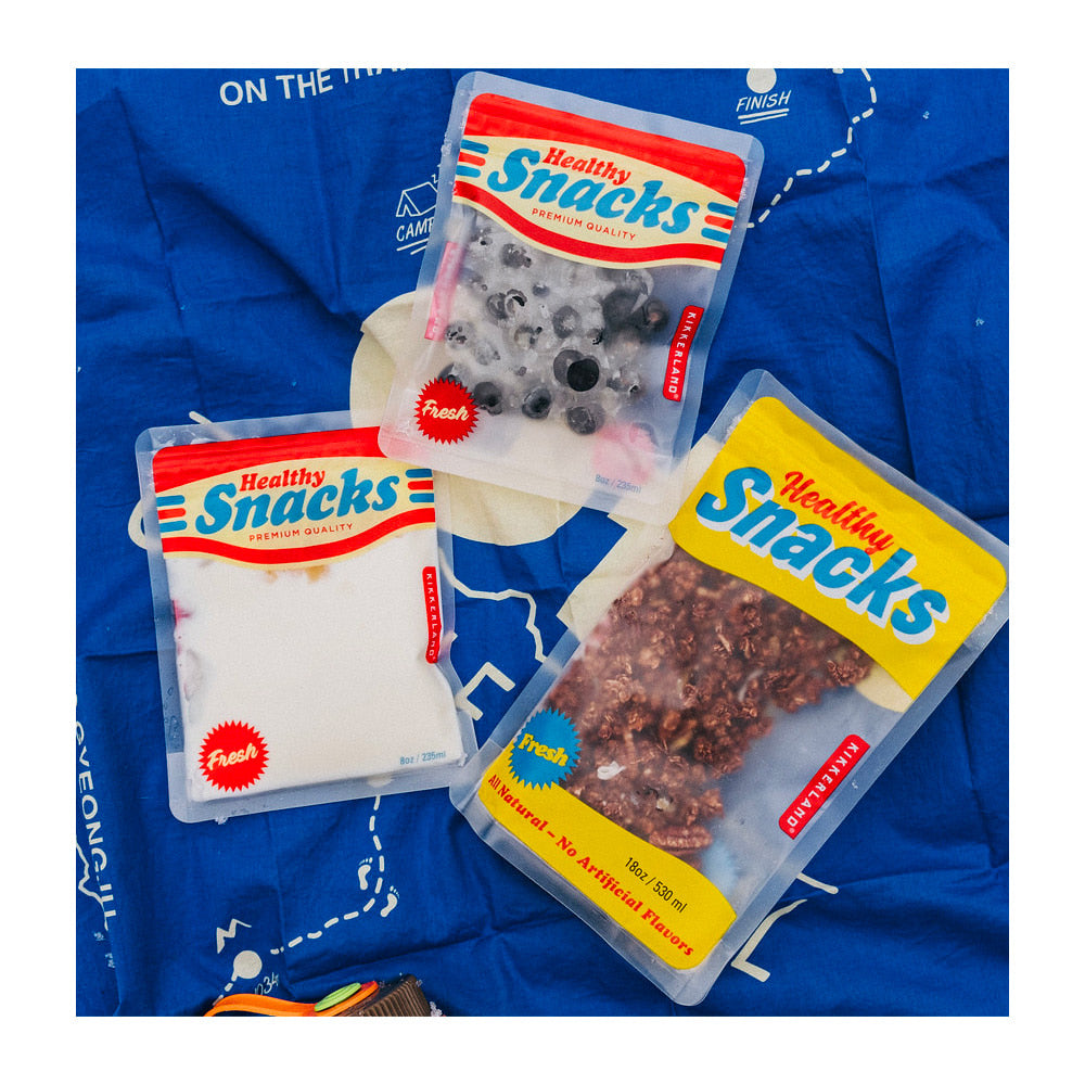 KIKKERLAND Medium Snack Zipper Bags