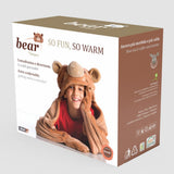 KANGURU Unicorn Hooded Mantle With Paws Bear Kids