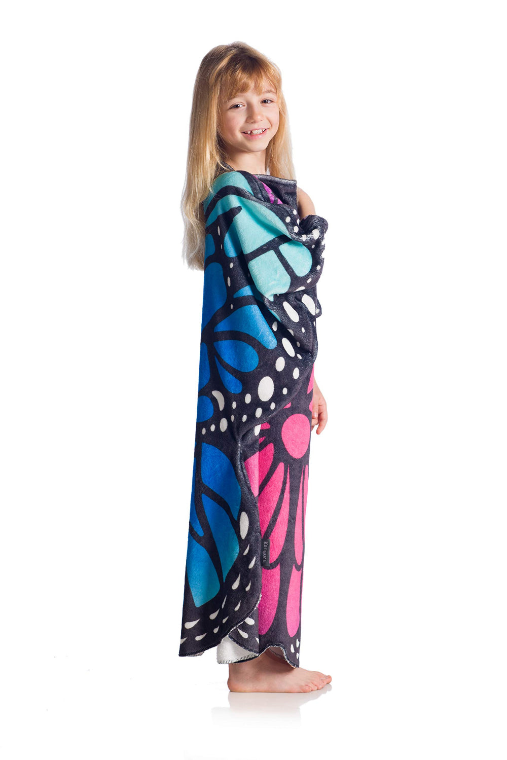 KANGURU Double Sided Wearable Blanket Butterfly Kids