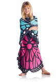 KANGURU Double Sided Wearable Blanket Butterfly Kids