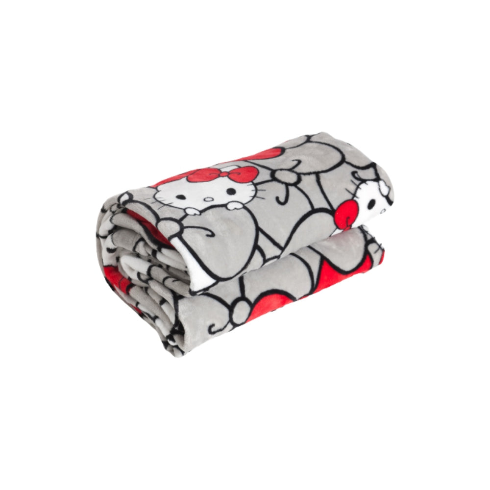 KANGURU Blanket With Sleeves and a Pocket - Deluxe Hello Kitty