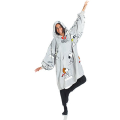 [OPEN BOX] KANGURU Hoodie Wearable Blanket - Snoopy