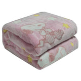 KANGURU Rolled Plaid Peanuts Pink Glow in the Dark