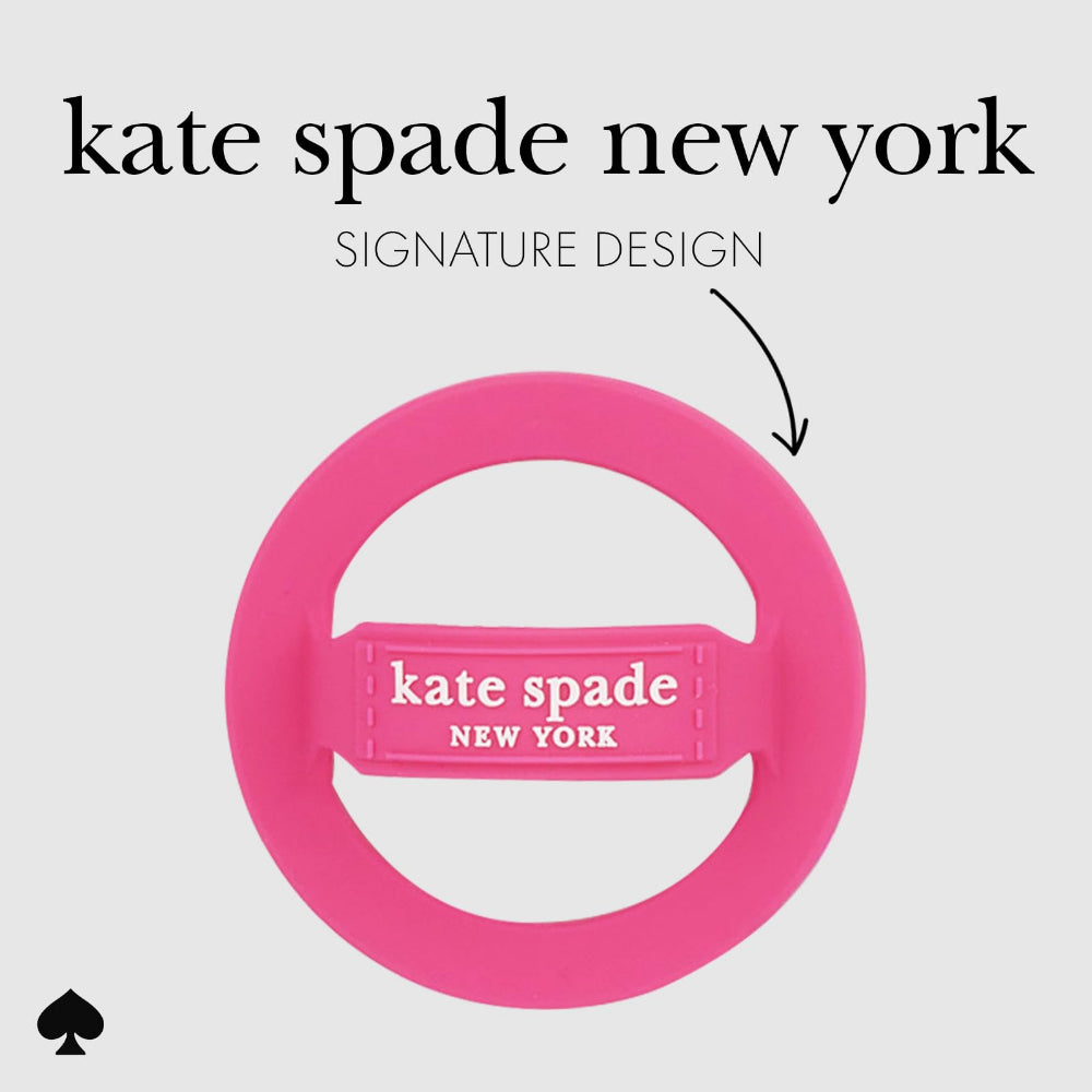 KATE SPADE Magnetic Loop Grip Pom Pink