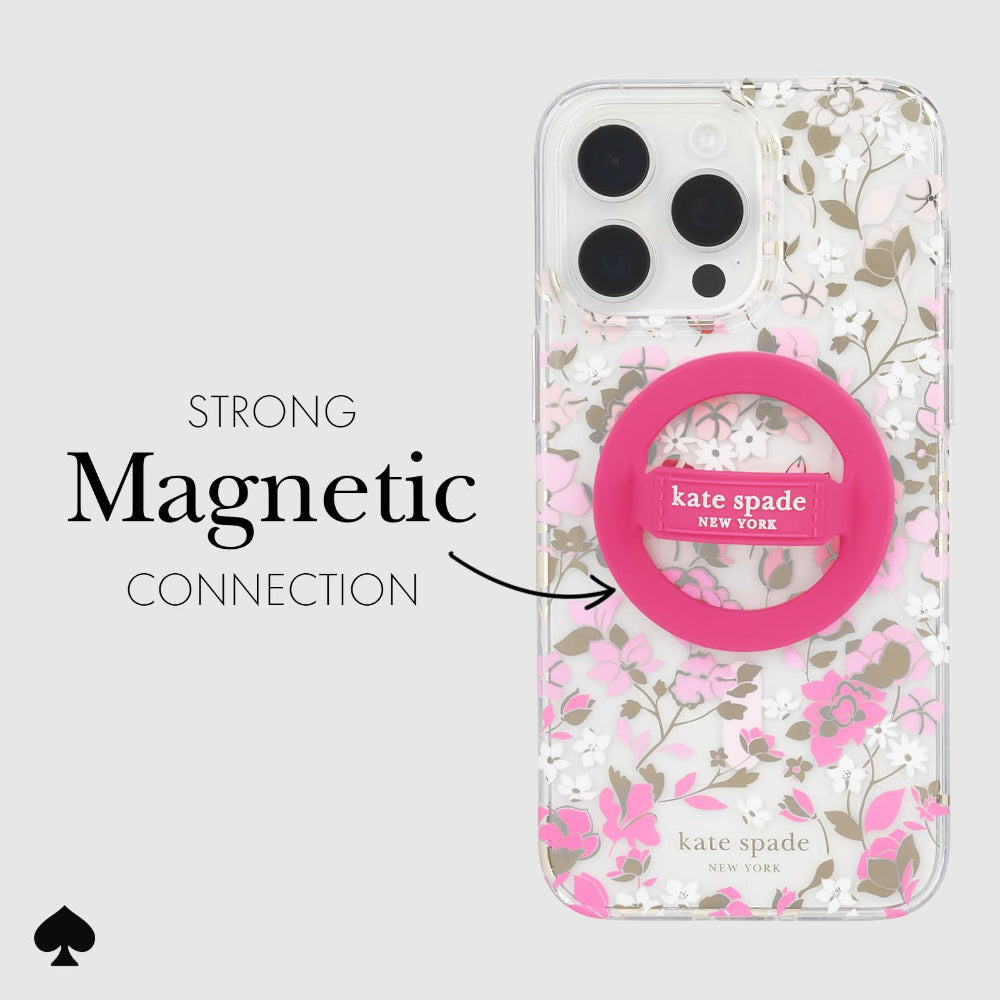 KATE SPADE Magnetic Loop Grip Pom Pink