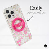 KATE SPADE Magnetic Loop Grip Pom Pink