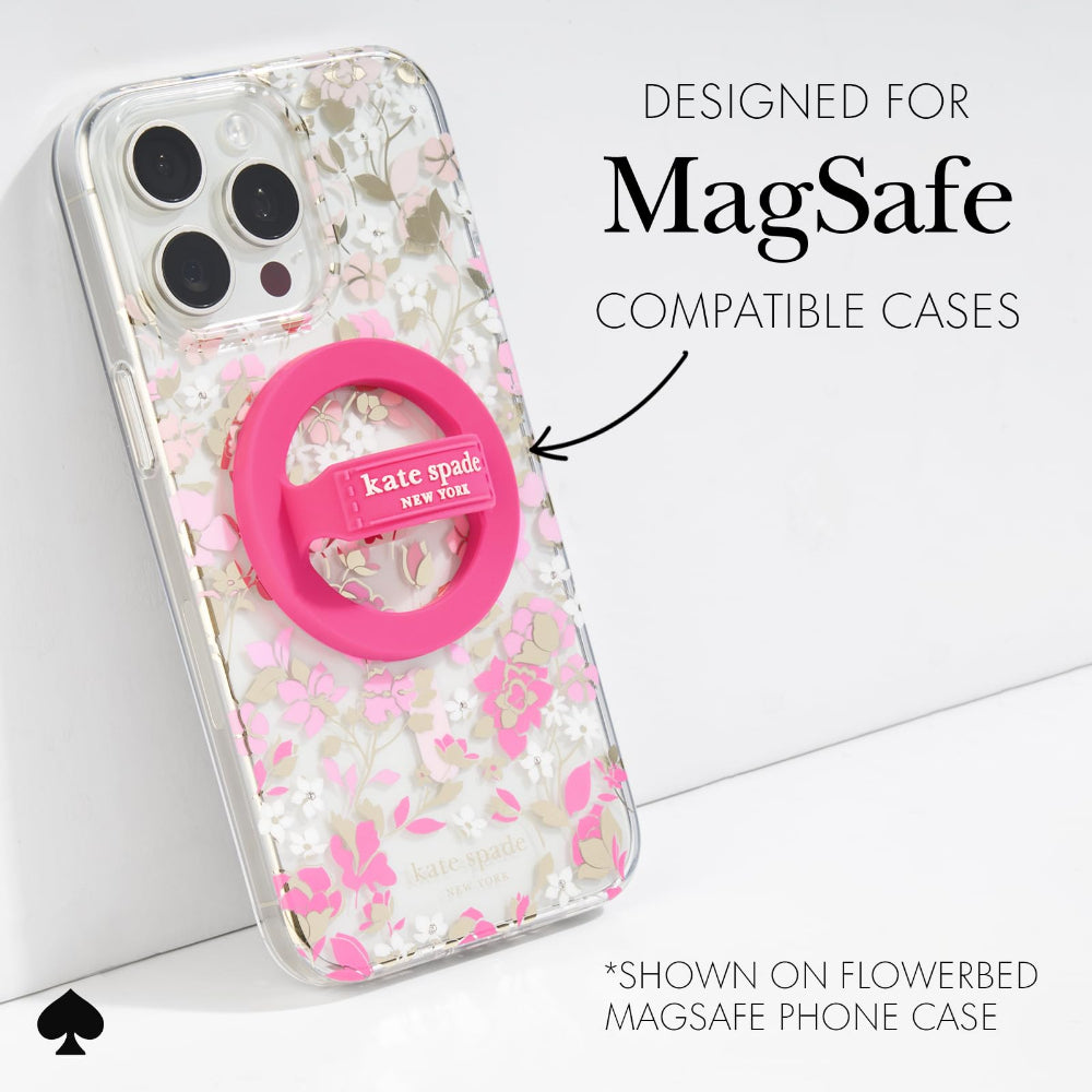 KATE SPADE Magnetic Loop Grip Pom Pink