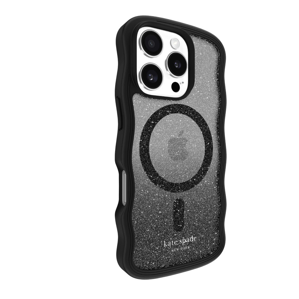 جراب CASE-MATE Ks لهاتف iPhone 16 Pro بتصميم مموج مع خاصية Magsafe، مناسب للإضاءة الليلية