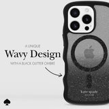 جراب CASE-MATE Ks لهاتف iPhone 16 Pro بتصميم مموج مع خاصية Magsafe، مناسب للإضاءة الليلية
