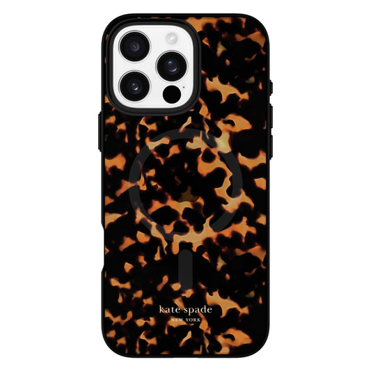 Case-mate Kate Spade MagSafe Print Case for  iPhone 16 Pro Max 6.9" 2024| 12-Ft Drop Protection w/ Anti-Scratch Coating, Raised Edges, Fashion Case, Wireless Charging - Tortoise