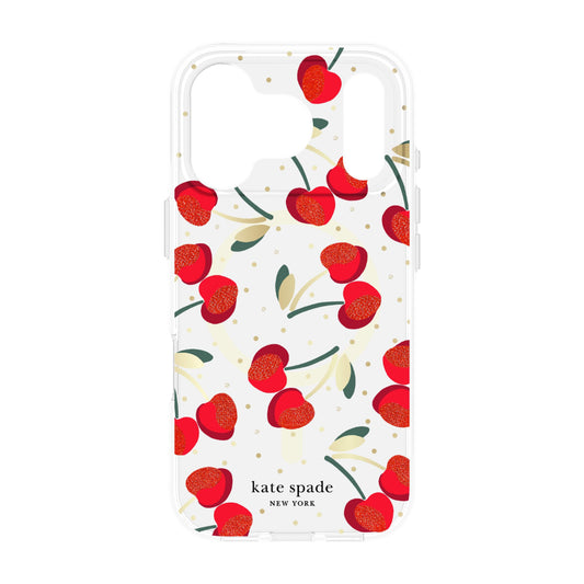 Case-mate Kate Spade Case w/ Magsafe for Apple iPhone 17 Pro Max 6.9" 2025| 12-Ft Drop Protection w/ Anti-Scratch Anti Yellowing Coating, Raised Edges, Fashion Case, Wireless Charging - Bow Tie