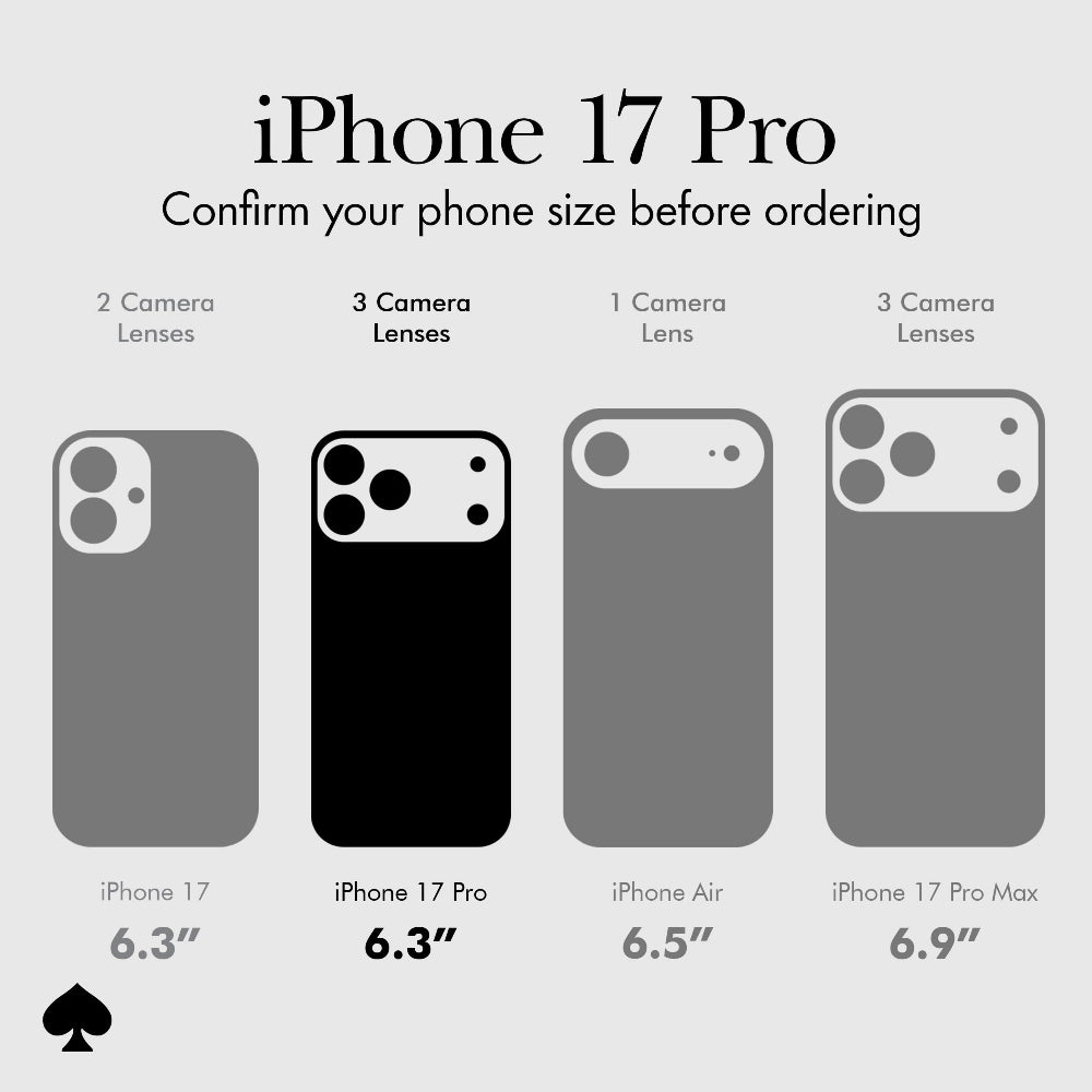 غطاء حماية CASE-MATE Kate Spade لهاتف iPhone 17 Pro بتصميم خريفي مع خاصية MagSafe