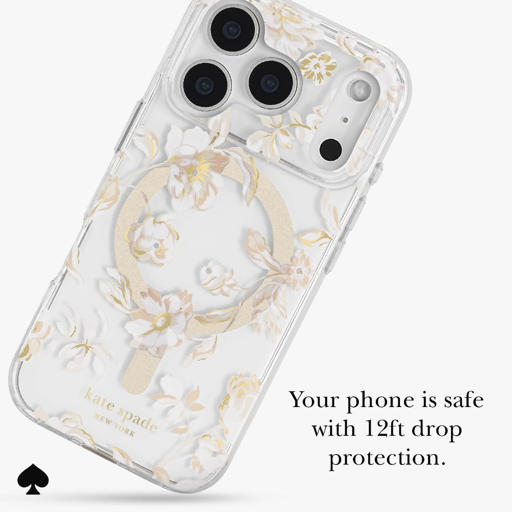 غطاء حماية CASE-MATE Kate Spade لهاتف iPhone 17 Pro بتصميم خريفي مع خاصية MagSafe