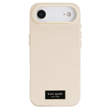 جراب CASE-MATE Kate Spade لهاتف iPhone 17 Air، مصنوع من السيليكون، بلون بيج مثالي، مزود بخاصية Magsafe