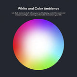 مصباح لايت بولب مومنت A60 RGB LED، 2700-6500 كلفن، قاعدة E27، 8.5 واط، يدعم واي فاي وبلوتوث - عبوة من 3 مصابيح - أبيض