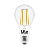 مصباح LED من لايت بلب مومنت A60، درجة حرارة اللون 2700-6500 كلفن، قاعدة E27، 6 واط، يدعم واي فاي وبلوتوث - عبوة واحدة - أبيض