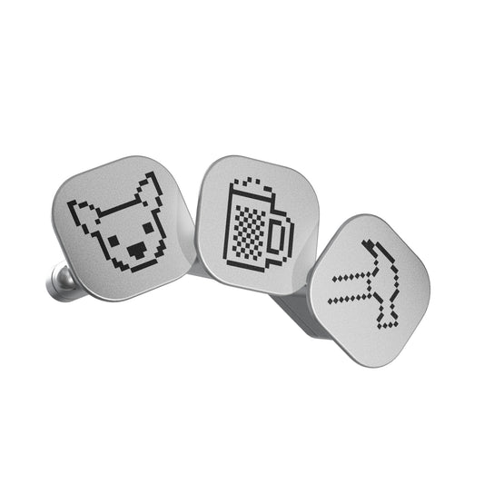 Ledger Nano Gen5 Badges| Quick Clip Aluminum Badge Accessory for Nano Gen5 - Pack 1