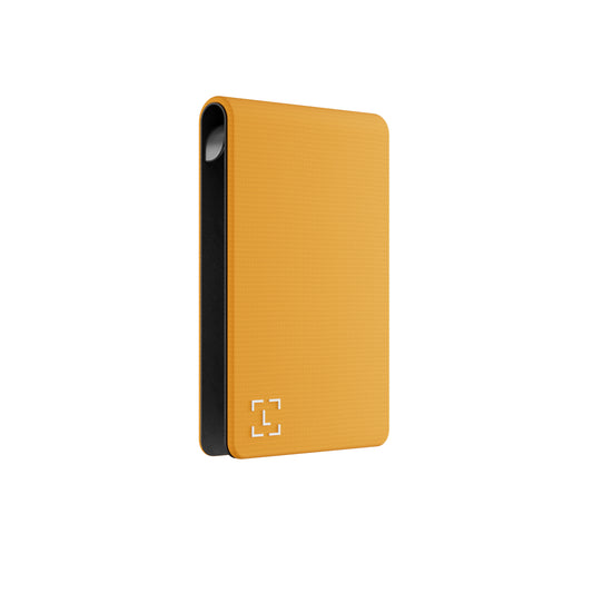 Ledger Nano Gen5 Magnet Folio Case| Magnetic Flip, Protective Case for Ledger Nano Gen5 Wallet - Bitcoin Orange