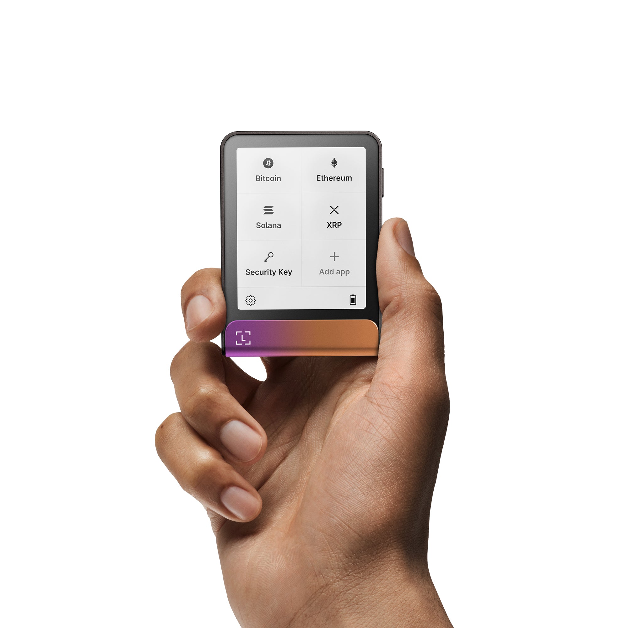 Ledger Flex Crypto Hardware Wallet with Recovery Key, Touchscreen, Bluetooth, USB-C, NFC, Secure Offline Backup, 15,000+ Coins and NFTs, Ferro Fuchsia