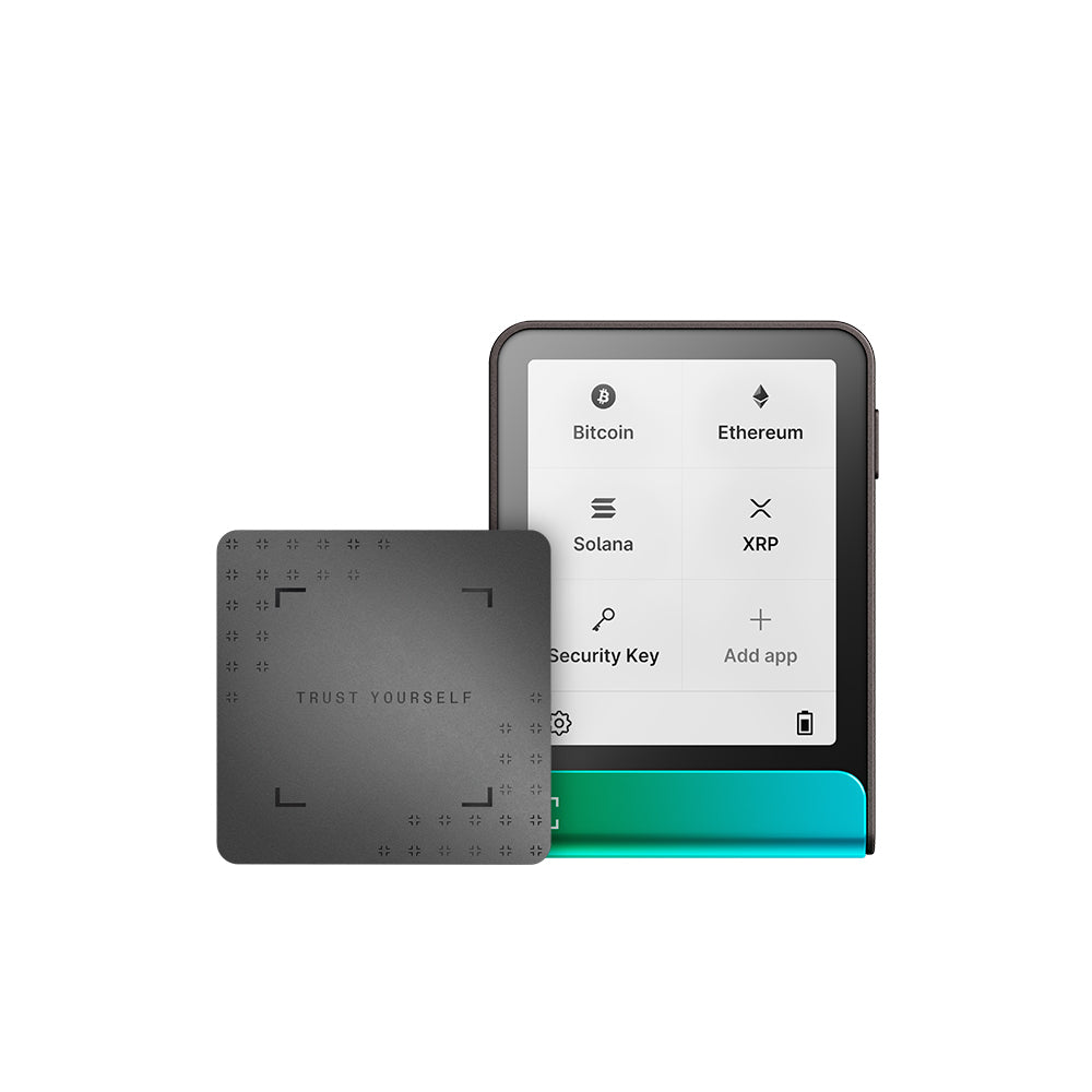 Ledger Flex Hardware Wallet| 2.84" TouchScreen + Recovery Key, Bitcoin Security, World's Safest Crypto Wallet, Bluetooth Connection, USB-C Charging, 5000+ Coins NFT, for iOS & Android - Oxidate Green