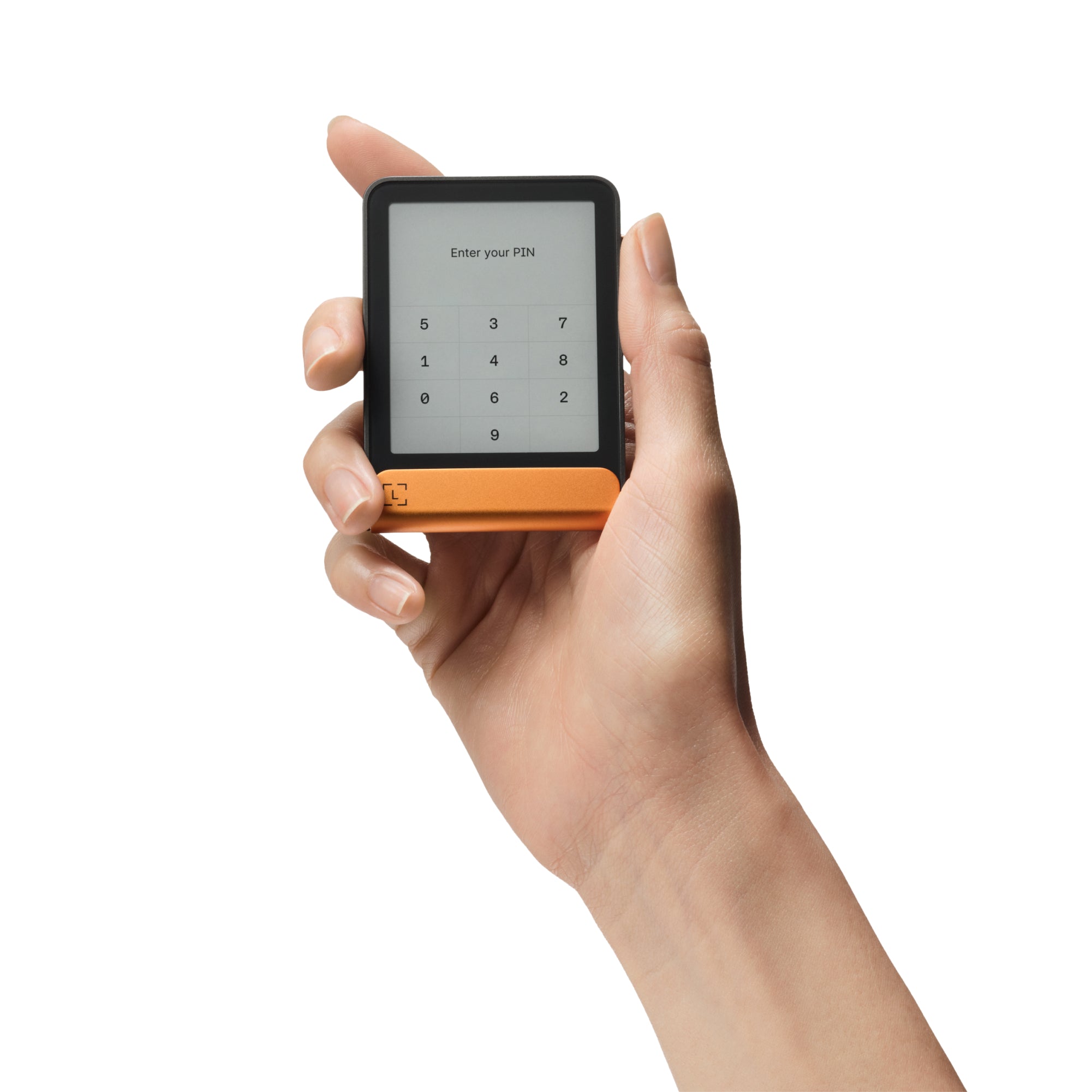 Ledger Flex Hardware Wallet| 2.84" TouchScreen, Bitcoin Security, World's Safest Crypto Wallet, Bluetooth Connection, USB-C Charging, 5000+ Coins & NFT, for iOS, Android, Windows - Orange