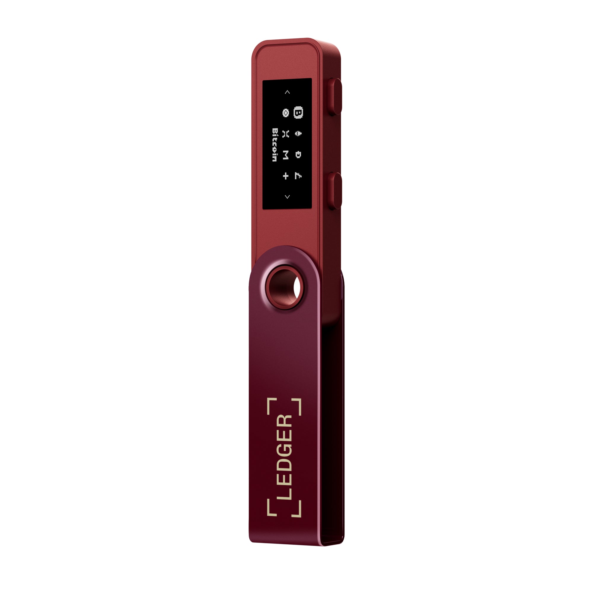 Ledger Nano S Plus Crypto Hardware Wallet, Secure Offline Storage, USB-C, Supports 15,000+ Coins and Tokens, Crimson Magenta