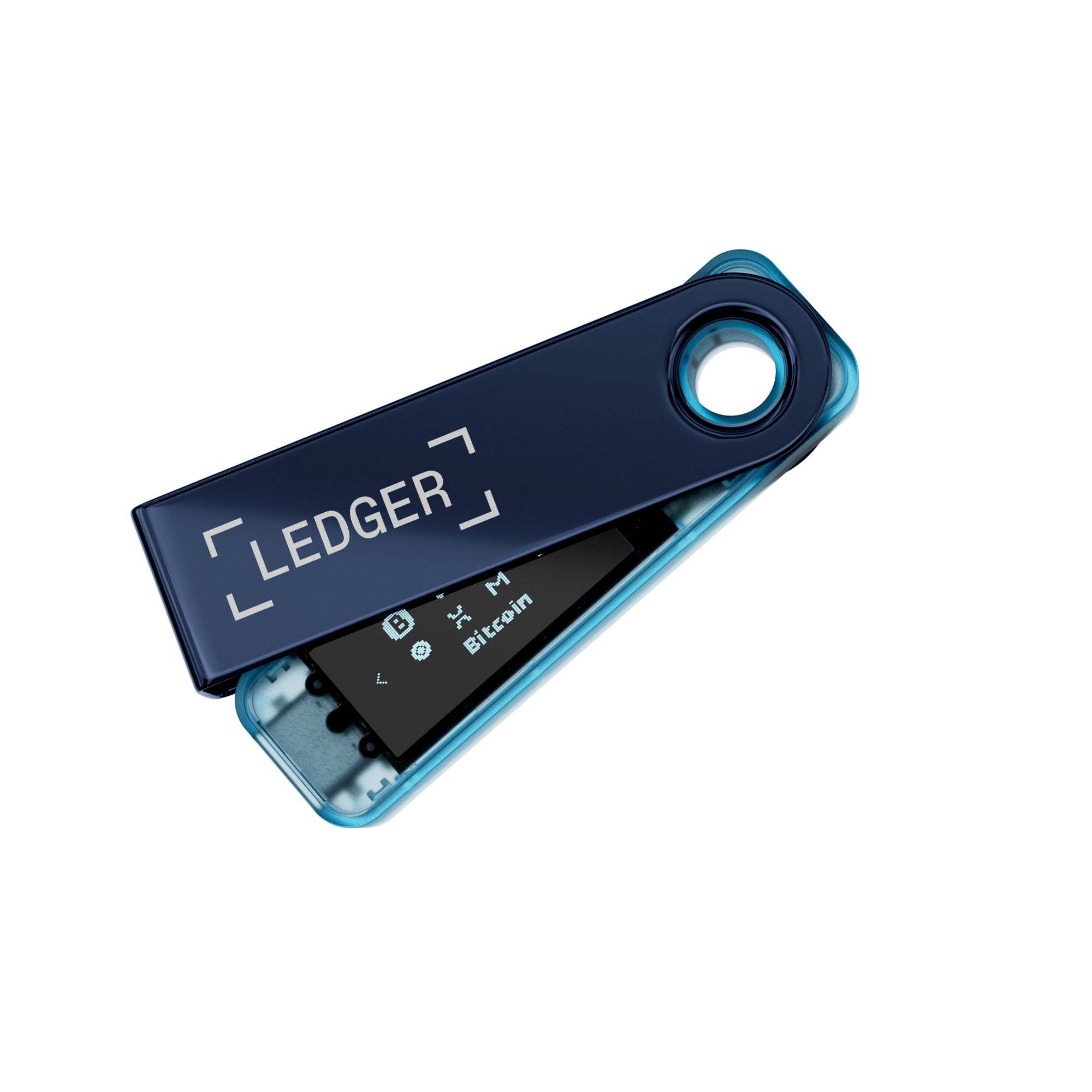Ledger Nano S Plus Crypto Hardware Wallet, Secure Offline Storage, USB-C, Ledger Wallet App Compatible, Supports Coins, Tokens & NFTs, Neptune Blue