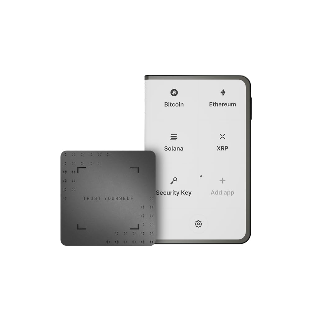 LEDGER Stax Hardware Wallet 3.7" Curved TouchScreen with Recovery Key