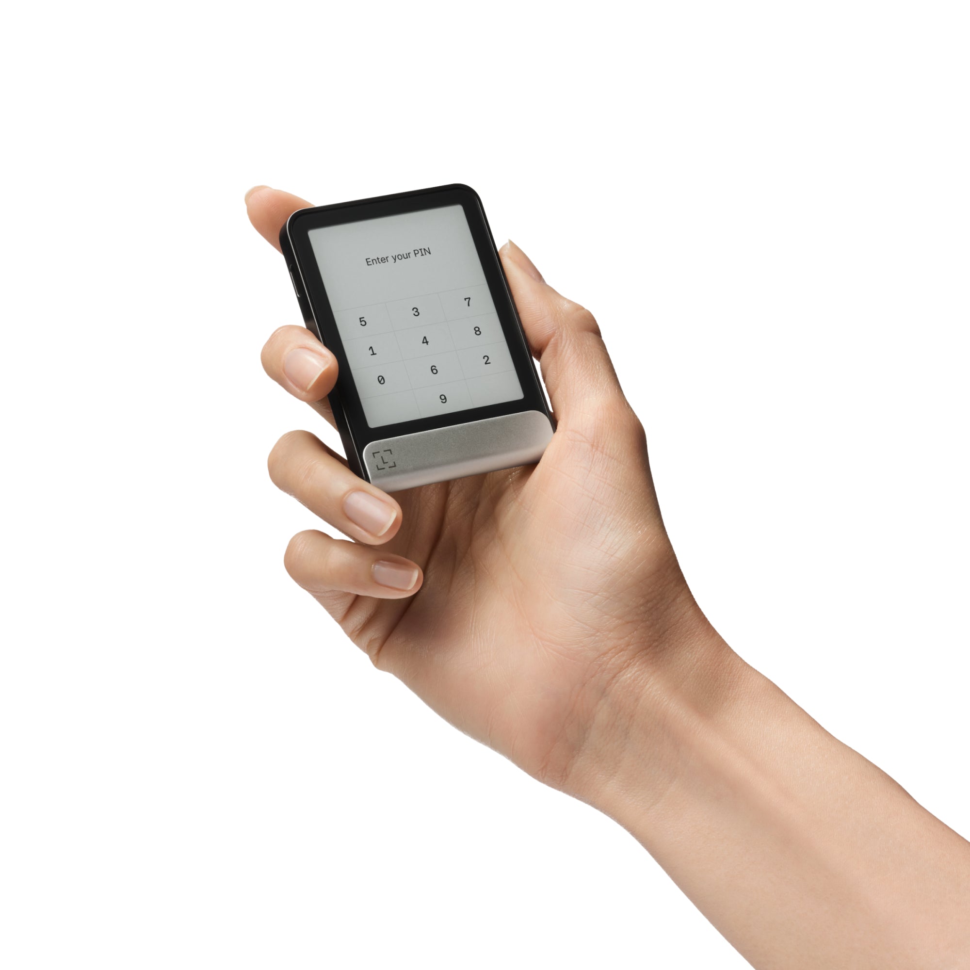 محفظة ليدجر فليكس للعملات الرقمية بشاشة لمس