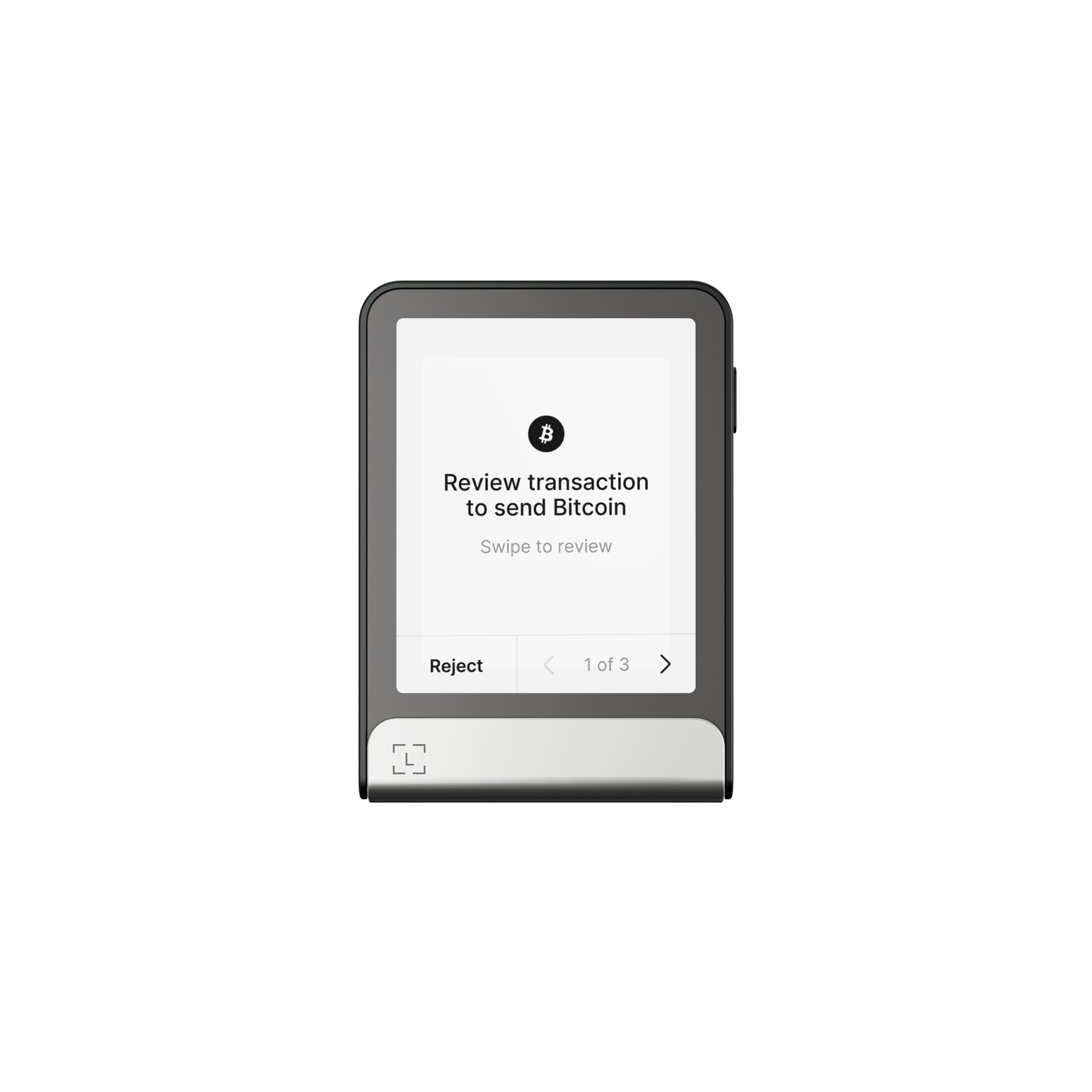 محفظة ليدجر فليكس للعملات الرقمية بشاشة لمس