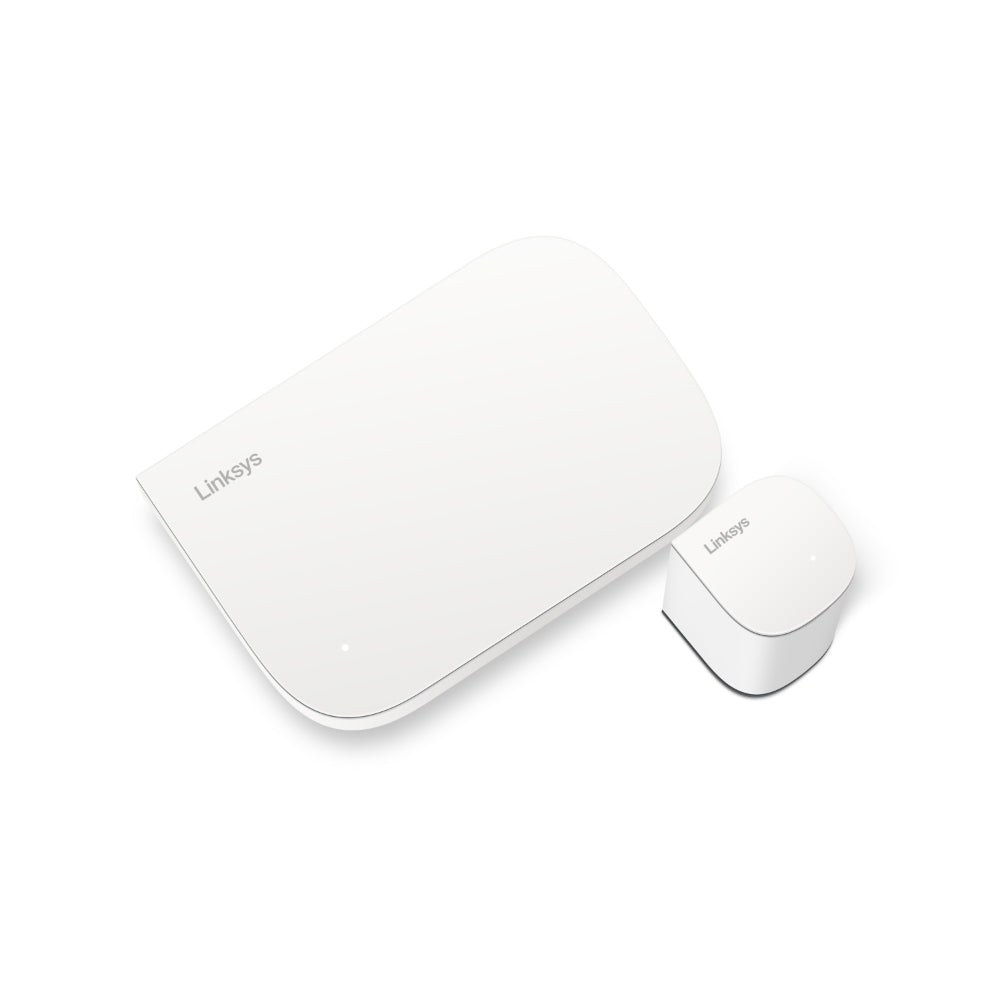 LINKSYS Velop Micro Mesh WiFi 6 Router + Node Dual Band AX3000 Bundle ...