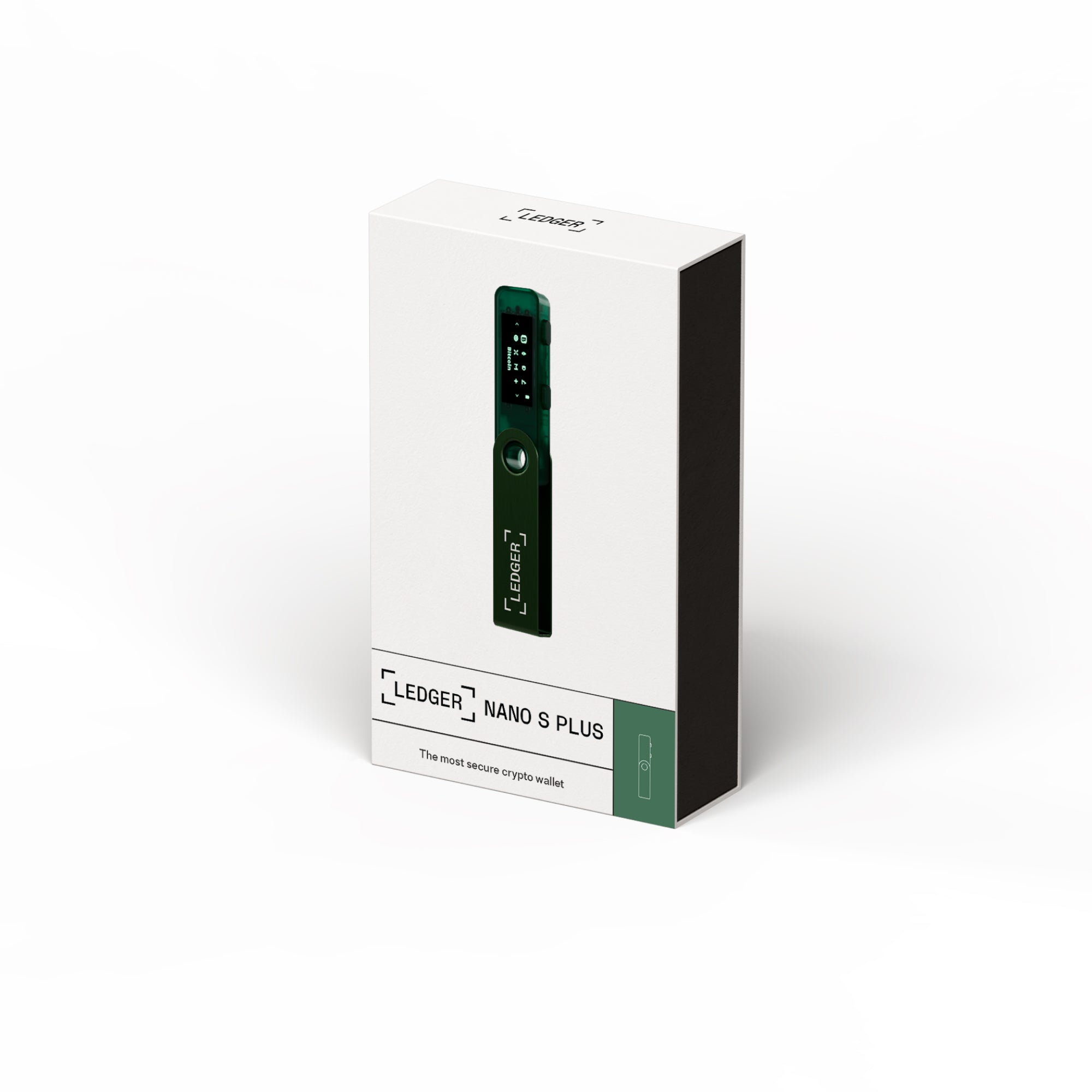 LEDGER Nano S Plus Crypto Wallet Emerald Green