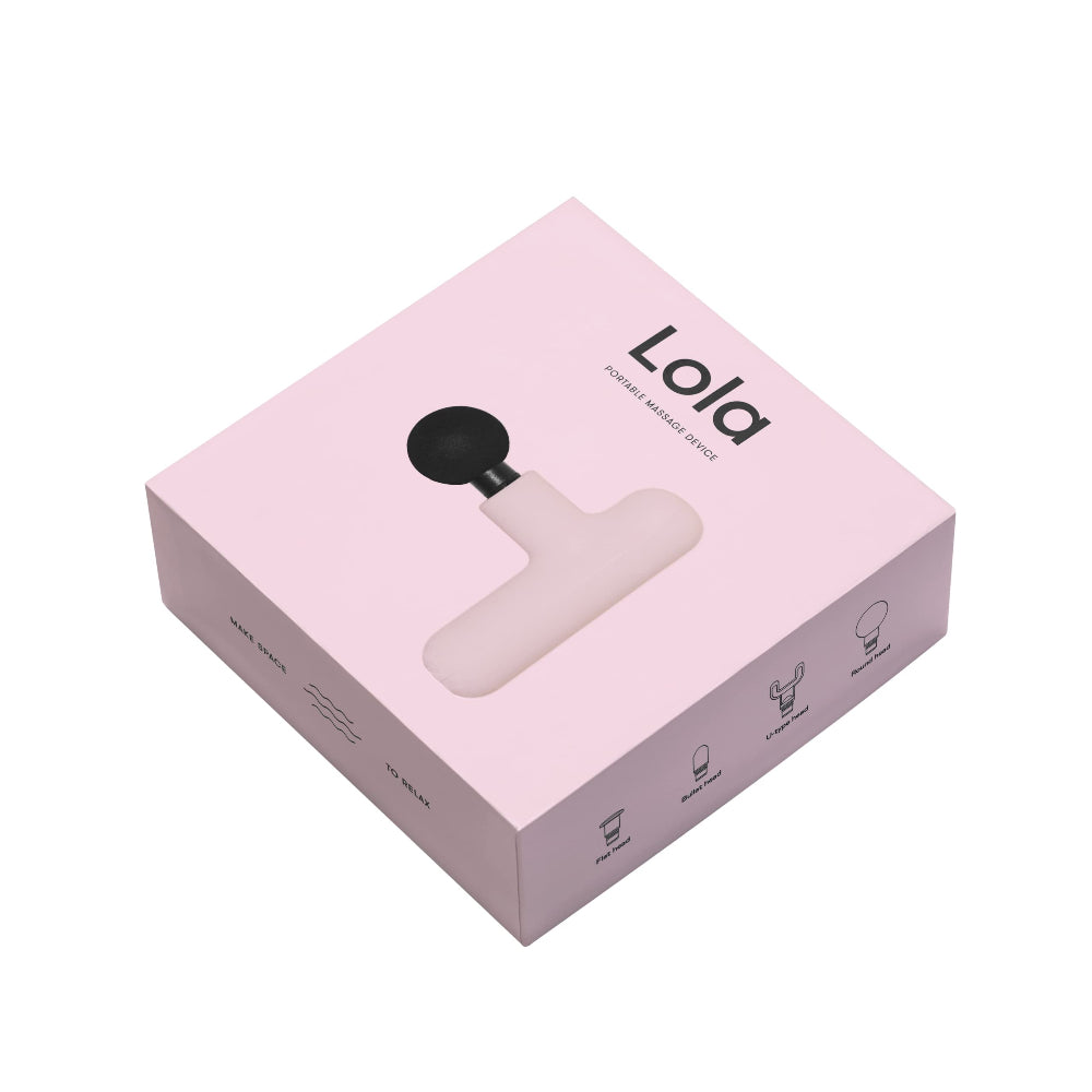LOLA Women Portable Massage Gun - Pamper Pink