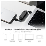 Native Union Pocket USB-C to USB-C Cable| 6.5in/17cm Portable USB-C Charging Cable and Keychain, Versatile Heavy Duty Design, w/ Cable Management, Eco-Friendly Recycled Material - Lemon