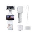 Insta360 Luna Ultra Standard Bundle| 8K Pocket Size Gimbal Camera w/ Dual Leica Lens System + Protective Cover + Wind Guard + Thread Handle + Wrist Strap, For Travel, Vlogging, Black