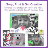 myFirst Camera Insta 20 Bundle - Instant Print Digital Camera for Kids with 16MP Photos 1080P, 4-12 Years Old boy Gift Ideas, Thermal Printing No Ink, Support Micro SD Card (Blue)