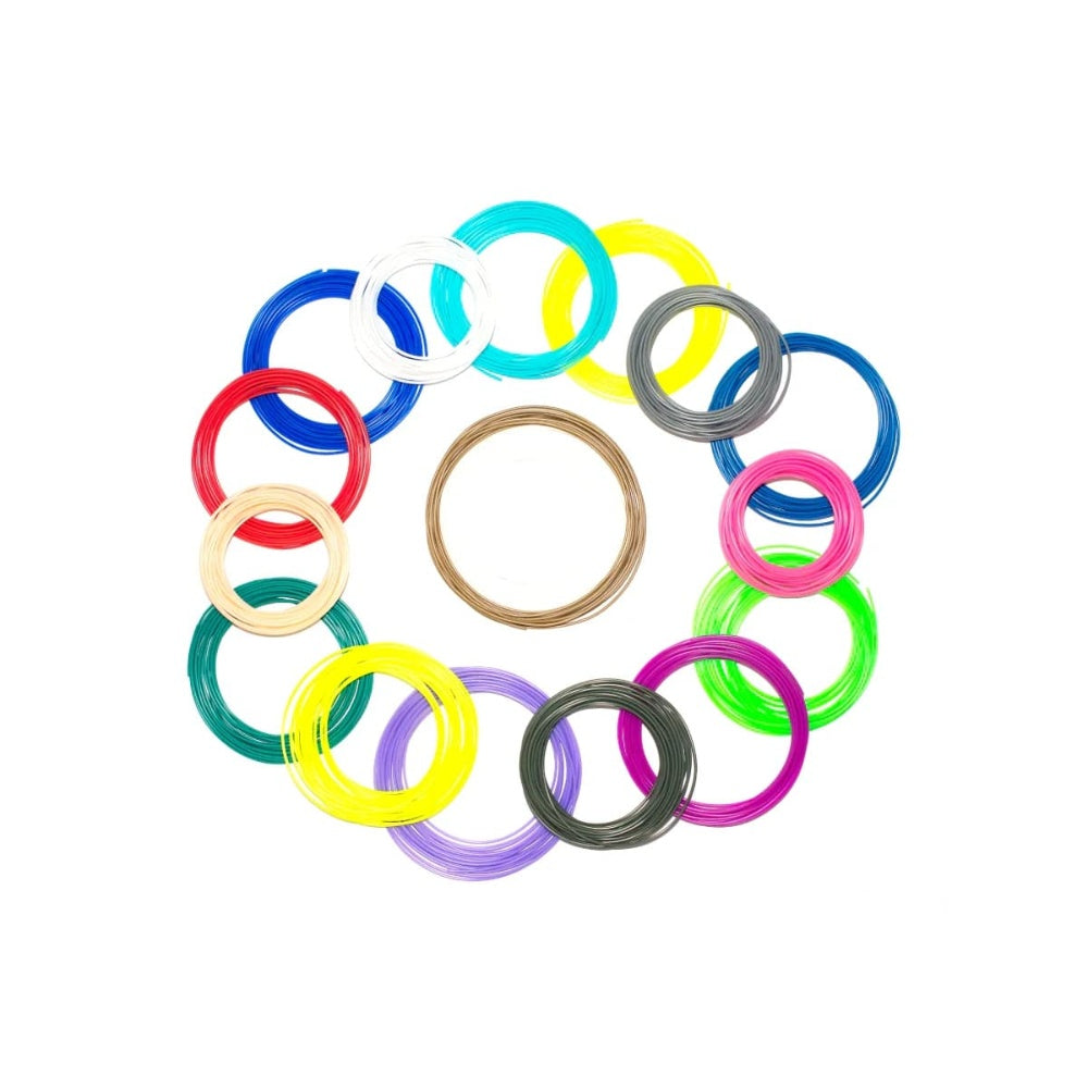 myFirst 3D Pen Filaments| Child-Safe Replacement Filaments, works with myFirst 3D Pen - 5x Cold Colors