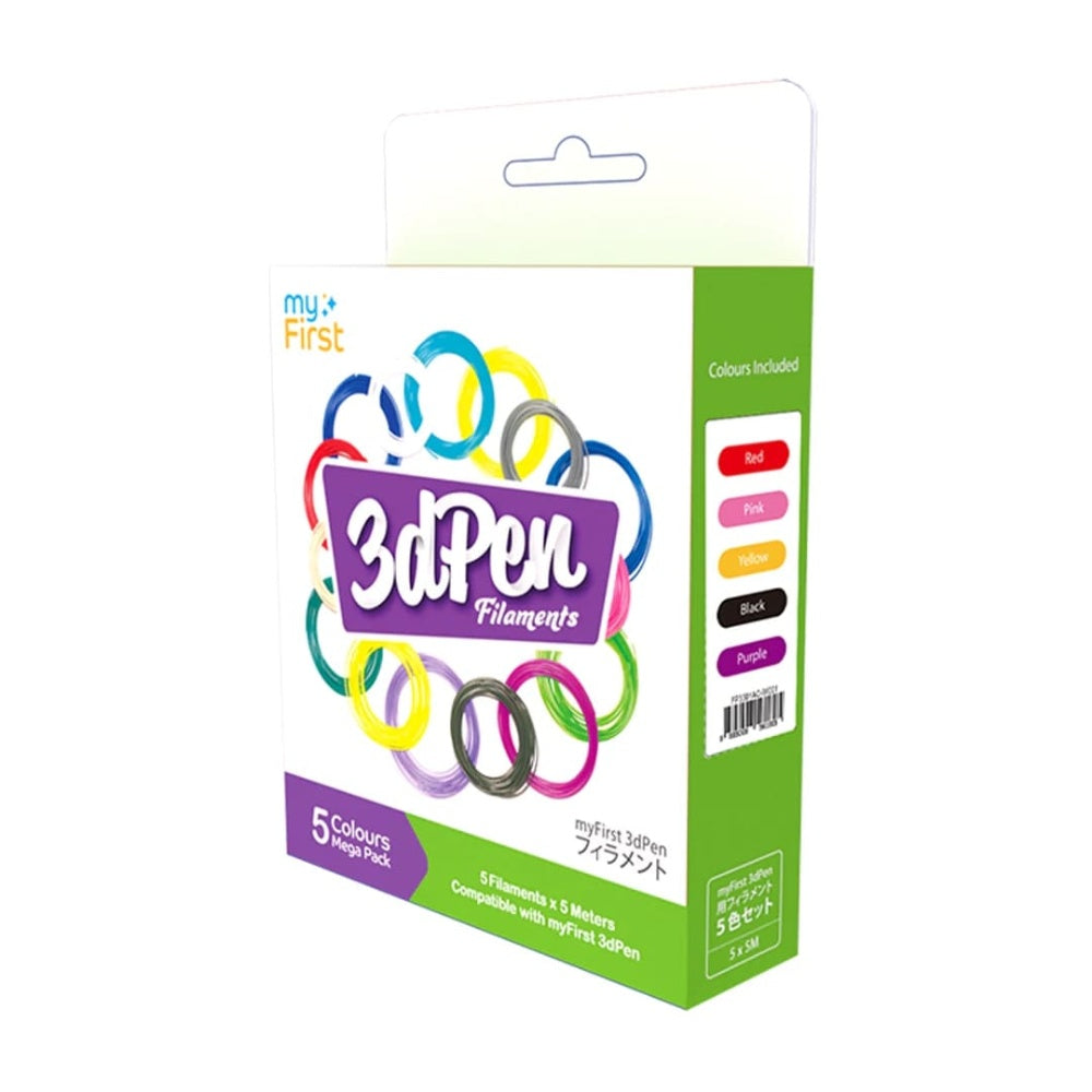MYFIRST Filaments 3Dpen 5 Colours Warm