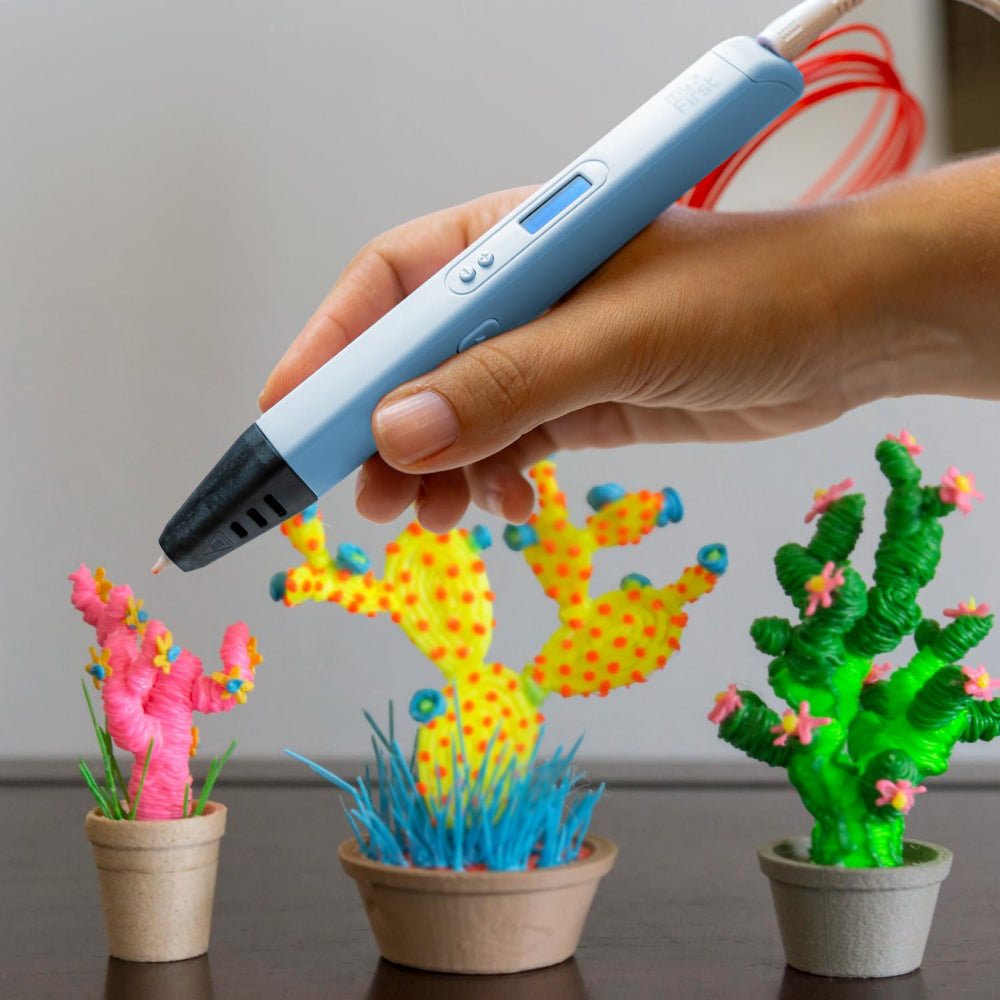 myFirst 3DPen Artist Filament, 5 Colors Mega Pack Cold Warm (Warm Type) / Red, Pink, Orange, Black, Purple