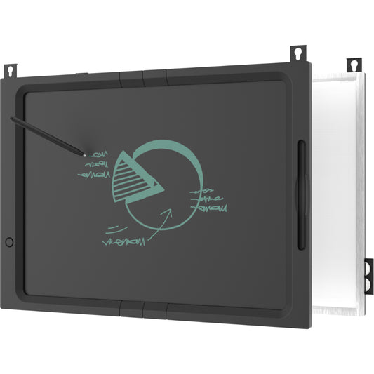 myFirst Sketch Board Pro Paperless Drawing Tablet for Kids – Pressure-Sensitive LCD Writing & Drawing Board, Large Sketch Area, One-Key & Partial Erase, Lock Switch & Portable with Case – Creative Art Pad - Black