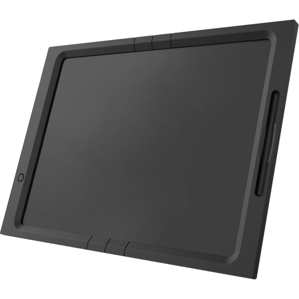 myFirst Sketch Board Pro Paperless Drawing Tablet for Kids – Pressure-Sensitive LCD Writing & Drawing Board, Large Sketch Area, One-Key & Partial Erase, Lock Switch & Portable with Case – Creative Art Pad - Black