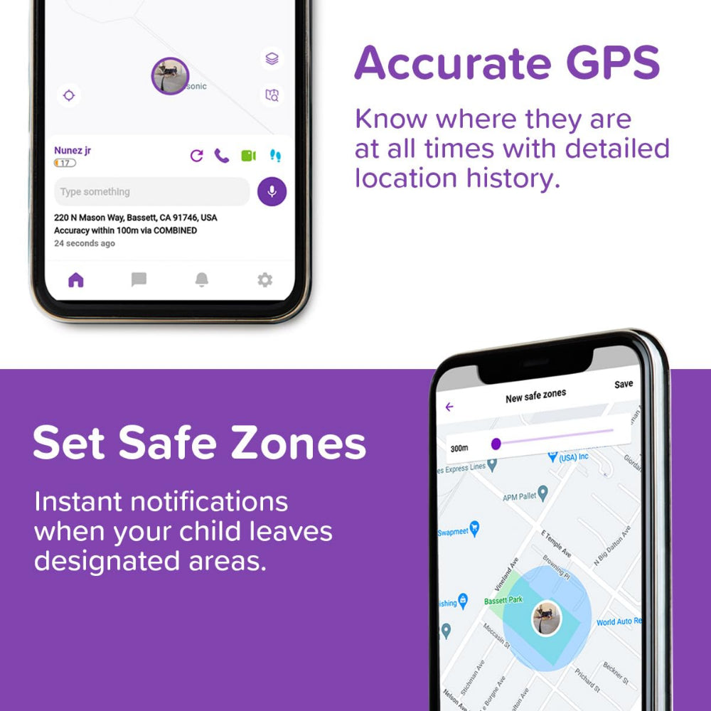 myFirst Fone R2| Kids Smartwatch, 1.3" AMOLED Screen, Video Calls Messaging Real-Time GPS Tracking SOS Button Safety Alerts School Mode Works, in 85 Countries, for Ages 5-12 - Cotton Candy Mix