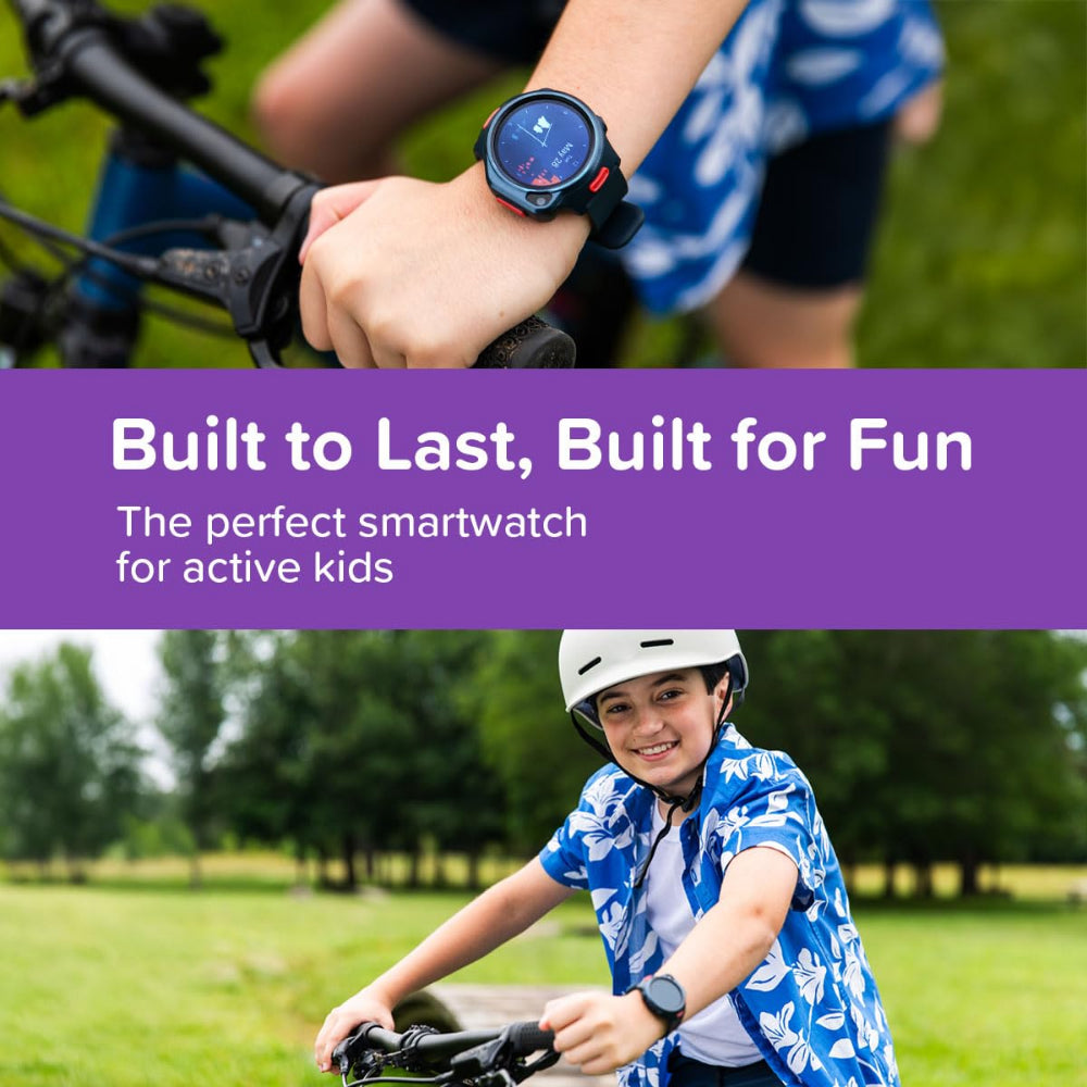 myFirst Fone R2| Kids Smartwatch, 1.3" AMOLED Screen, Video Calls Messaging Real-Time GPS Tracking SOS Button Safety Alerts School Mode Works, in 85 Countries, for Ages 5-12 - Cotton Candy Mix
