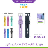 ملحقات ساعة ماي فيرست، سوار ساعة لهاتف S3/S3 بلس/R2، لون أزرق فضائي